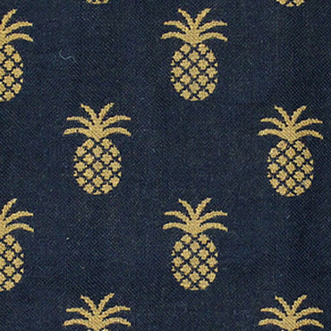 Pineapple Town -  Black  Set of 6 KT660011