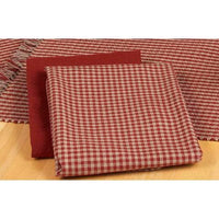 Thumbnail for Barn Red-Oat Newbury Gingham Towel - Set of Six - Interiors by Elizabeth