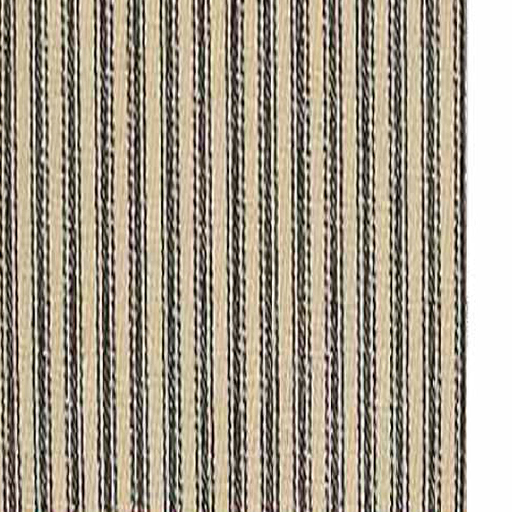 Black Nutmeg York Ticking Towel Set Of Six - Interiors by Elizabeth