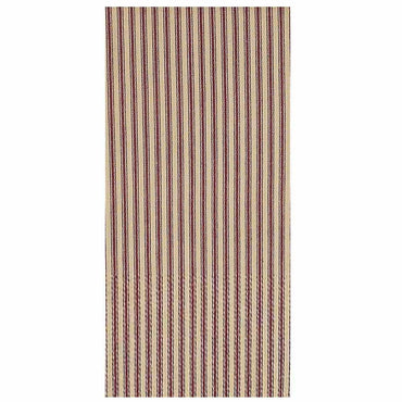 Barn Red-Nutmeg York Ticking Towel - Set of Six - Interiors by Elizabeth