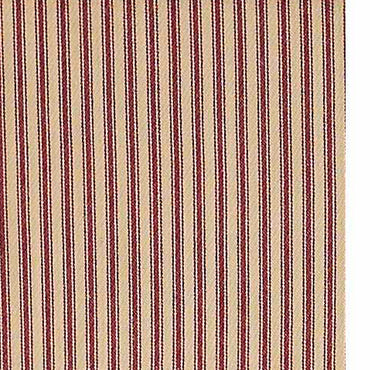 Barn Red Nutmeg York Ticking Towel Set Of Six - Interiors by Elizabeth