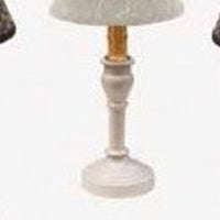Thumbnail for Buttermilk Wellington Spindle Accent Lamp - Interiors by Elizabeth