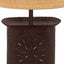 Black Stars Punched Tin Accent Lamp - Interiors by Elizabeth