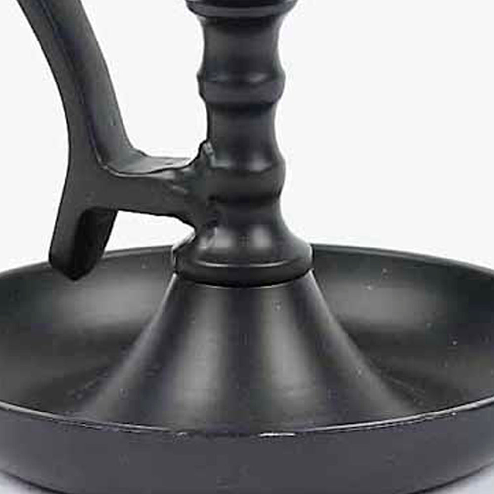 Black Williamsburg Candle Holder Metal - Interiors by Elizabeth