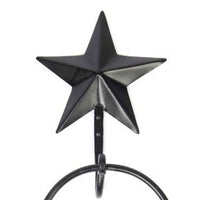Thumbnail for Black Star Towel Ring Metal - Interiors by Elizabeth