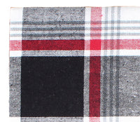 Thumbnail for Winter Plaid Black, Red, Cream napkin set of 6 NK044019