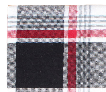 Winter Plaid Black, Red, Cream napkin set of 6 NK044019
