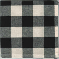 Thumbnail for Black-Buttermilk Buffalo Check Napkin - Set of Six - Interiors by Elizabeth