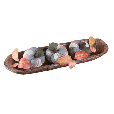 F Fall Sky Mini Pumpkins set of 3 - Interiors by Elizabeth