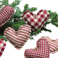 Thumbnail for Heart Ornaments - set of 6