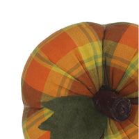Thumbnail for F Autumn Plaid Pumpkin 8 Inx6 In ON336023