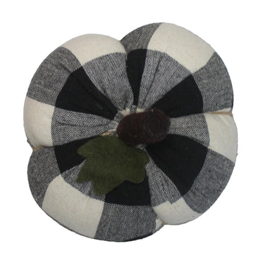 F Buffalo Check Black Pumpkin  4 Inx3 In - Interiors by Elizabeth