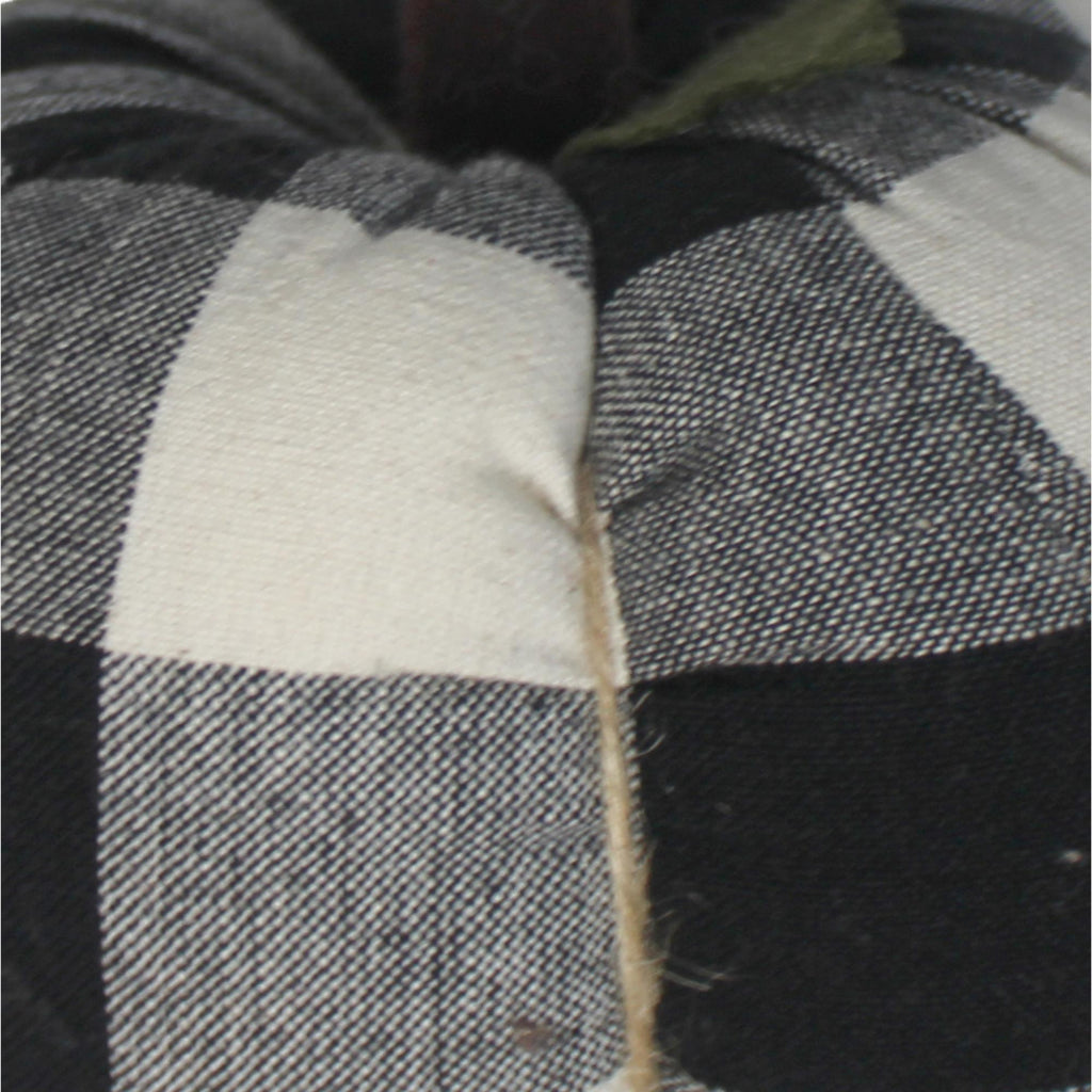 F Buffalo Check Black Pumpkin 6 Inx4 In ON510311