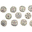 Circle Embroidered Ornaments Set of 15 ONAS5700