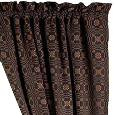 Black Mustard Lover?œ????ƒ?›??S Knot Jacquard 63" Panels Lined - Interiors by Elizabeth