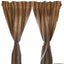 Grain Sack Stripe 72" X 63" (2 Pcs) (Pair Of Fabric Tiebacks Included) Cream Colonial Blue P6165014