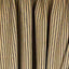Black Nutmeg York Ticking 63" Panels Lined - Interiors by Elizabeth
