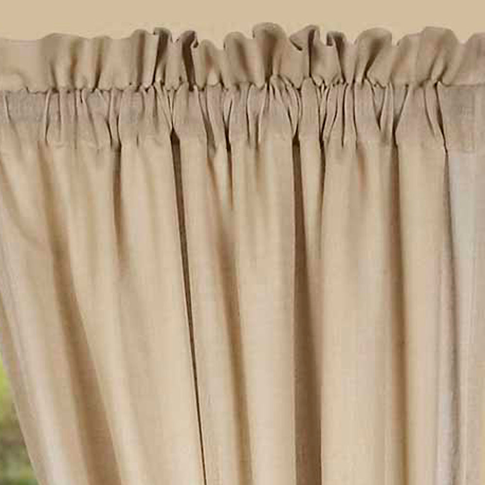 Oat Heirloom Oat Drapery 86" Panels Unlined - Interiors by Elizabeth