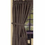 Black-Nutmeg Kingston Jacquard Drapery 86" Panels - Lined - Interiors by Elizabeth