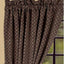 Black Nutmeg Kingston Jacquard Drapery 86" Panels Lined - Interiors by Elizabeth