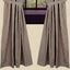 Black Nutmeg York Ticking Drapery 86" Panels Lined - Interiors by Elizabeth