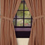 Barn Red Nutmeg York Ticking Drapery 86