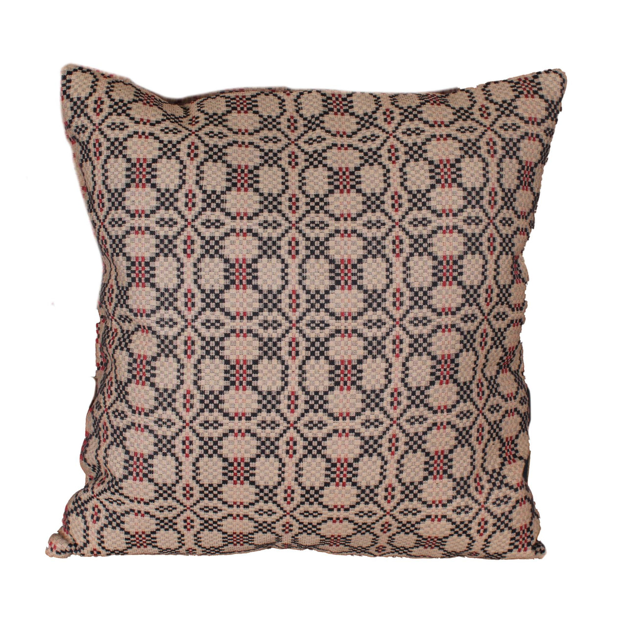 Kendall Jacquard Black Pillow Cover 18 In - Interiors by Elizabeth