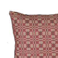 Thumbnail for Kendall Jacquard Red Pillow Cover 18 In PC280017