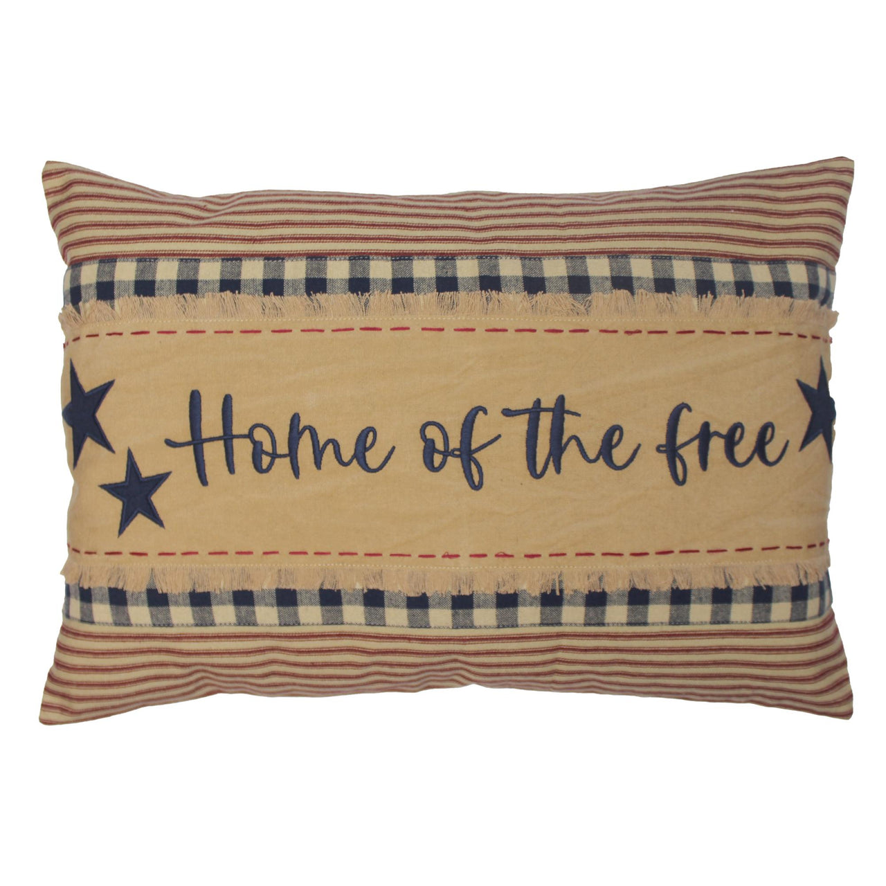 Home of the Free Pillow - Interiors by Elizabeth