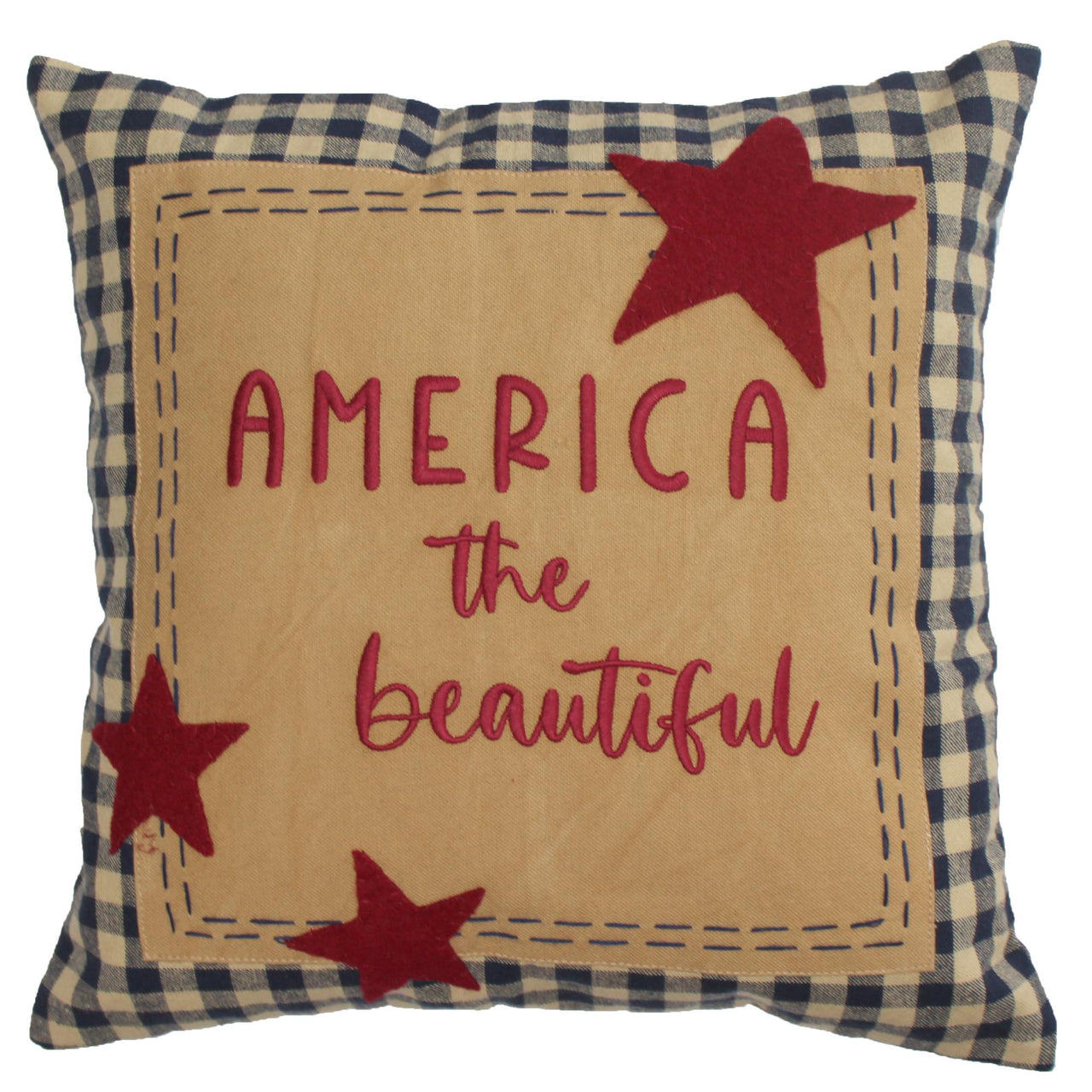 Liberty America the Beautiful Pillow - Interiors by Elizabeth