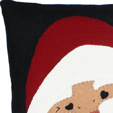 Jolly St Nick Black Pillow PL033019