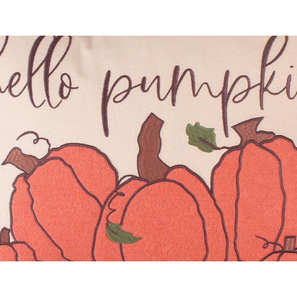 F hello pumpkin pillow 14 Inx20 In PL376024