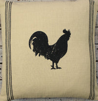Thumbnail for Farmhouse Rooster Oat Pillow - Interiors by Elizabeth