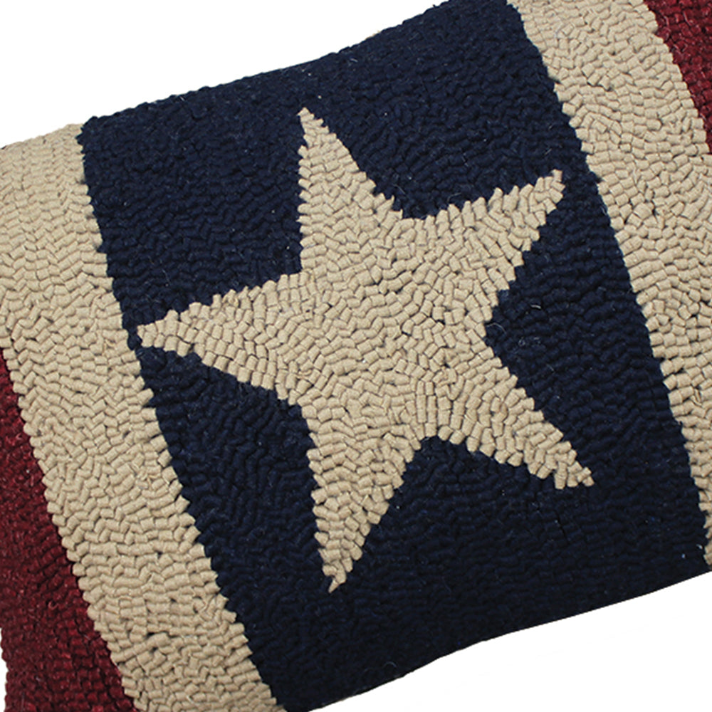 Freedom Hooked Pillow 14 Inchx20 Inch