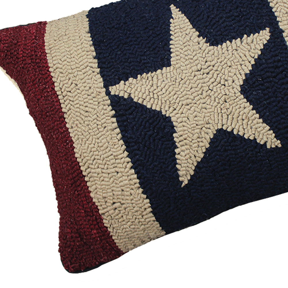 Freedom Hooked Pillow 14 Inchx20 Inch