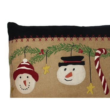 C Snowmen Fun Pillow 14 Inx20 In PL762400