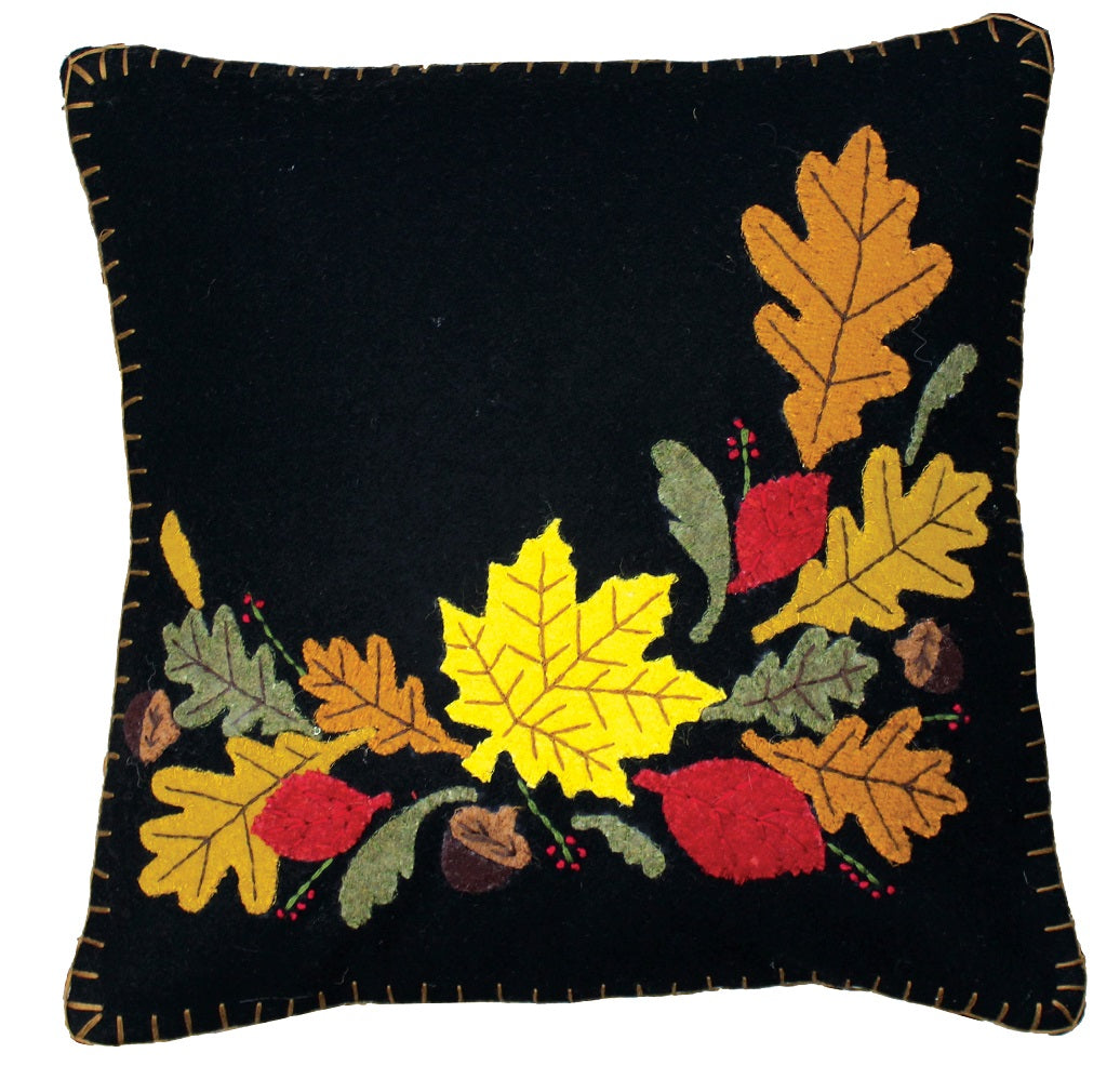 Fall Leaves  Pillow - Interiors by Elizabeth