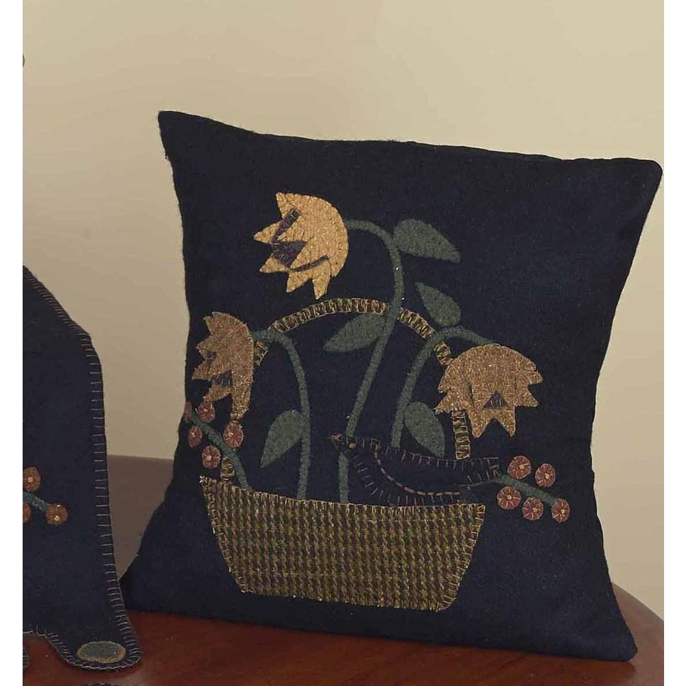 Crow In A Basket Pillow - Interiors by Elizabeth