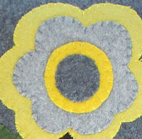 Thumbnail for Yellow Flower Gray Pillow PLGP1013