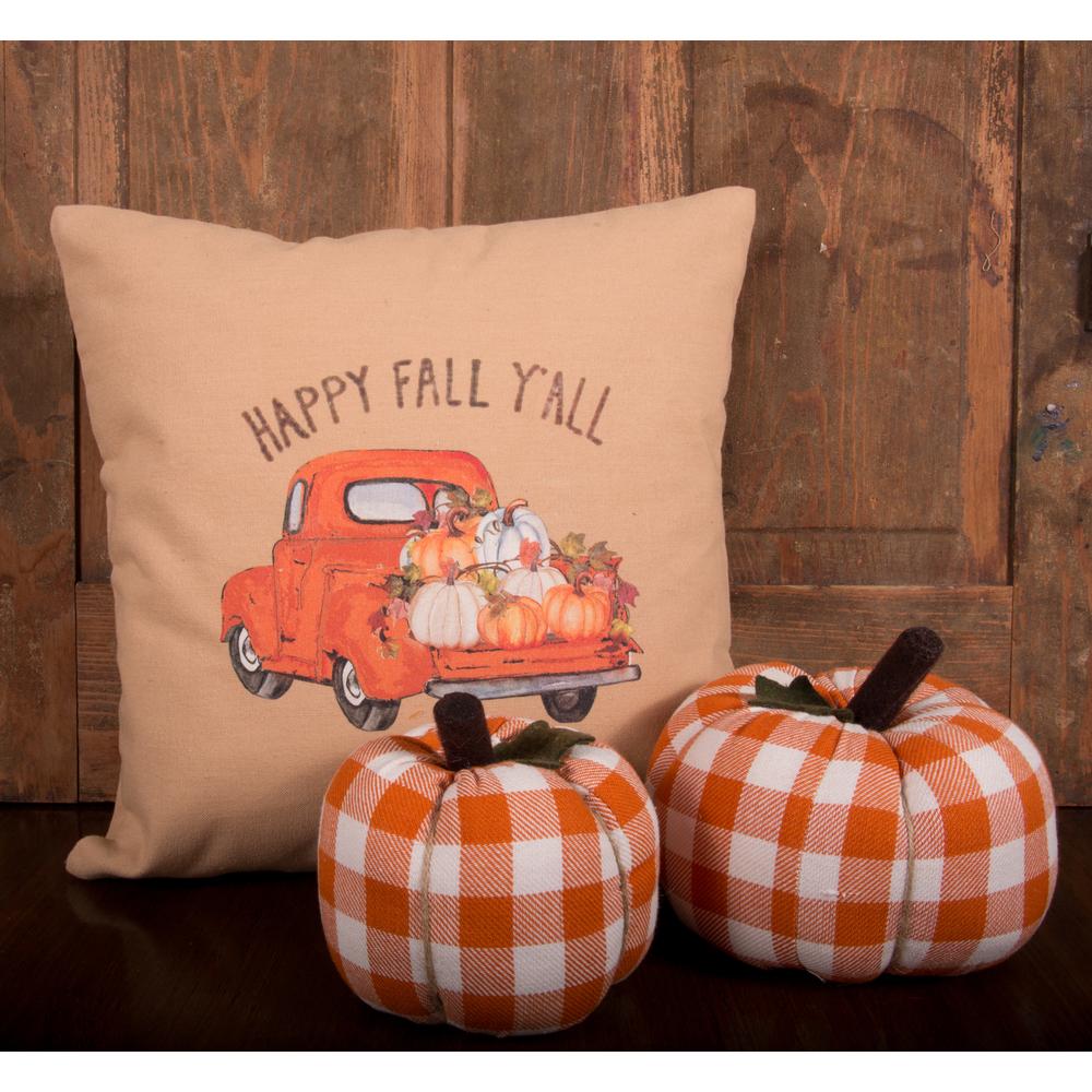 Happy Fall Y'all Truck  Pillow -  Interiors by Elizabeth
