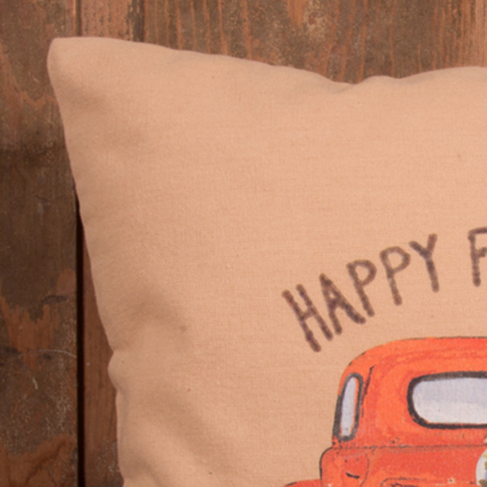 Happy Fall Y'All Truck Pillow