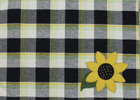 Thumbnail for Sunflower Buffalo Check Placemat - Interiors by Elizabeth