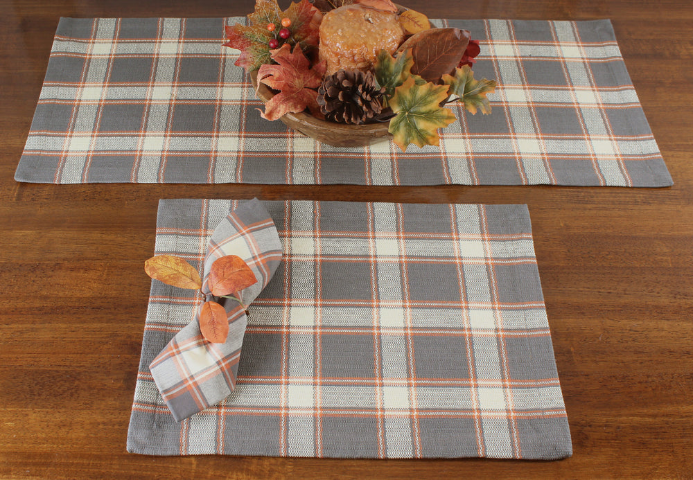 Fall Sky Gray Placemat  - Interiors by Elizabeth