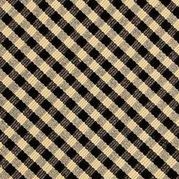 Black Nutmeg Heritage House Check Black Placemat Set Of Six - Interiors by Elizabeth