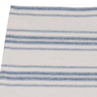 Thumbnail for Colonial Blue Cream Grain Sack Stripe Placemat Set Of Six PM165014