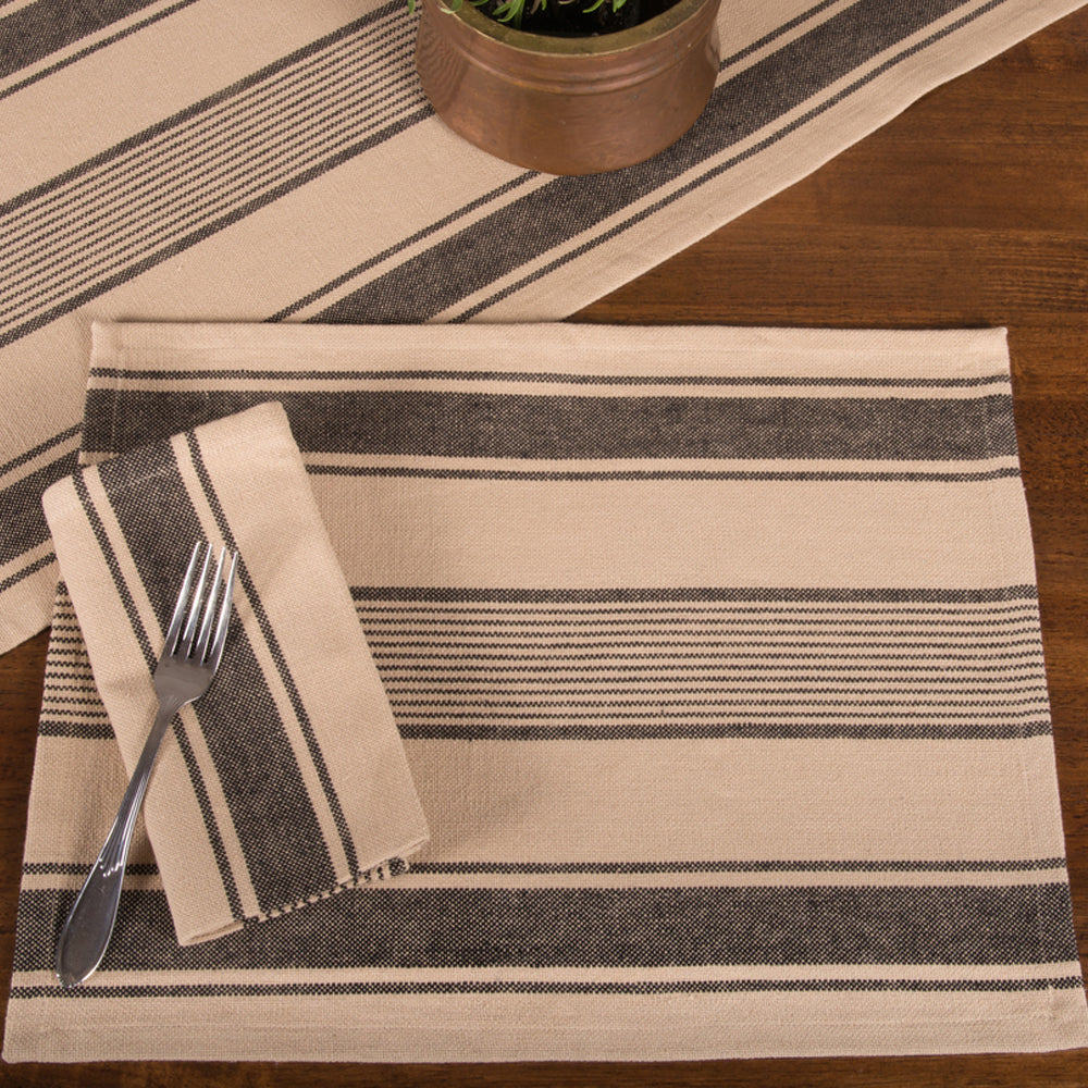 Up Country Stripe Placemat Set of Six