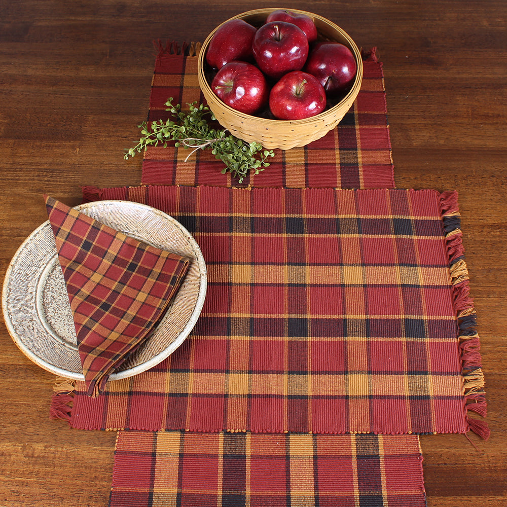 Homestead Red Placemat - Interiors by Elizabeth