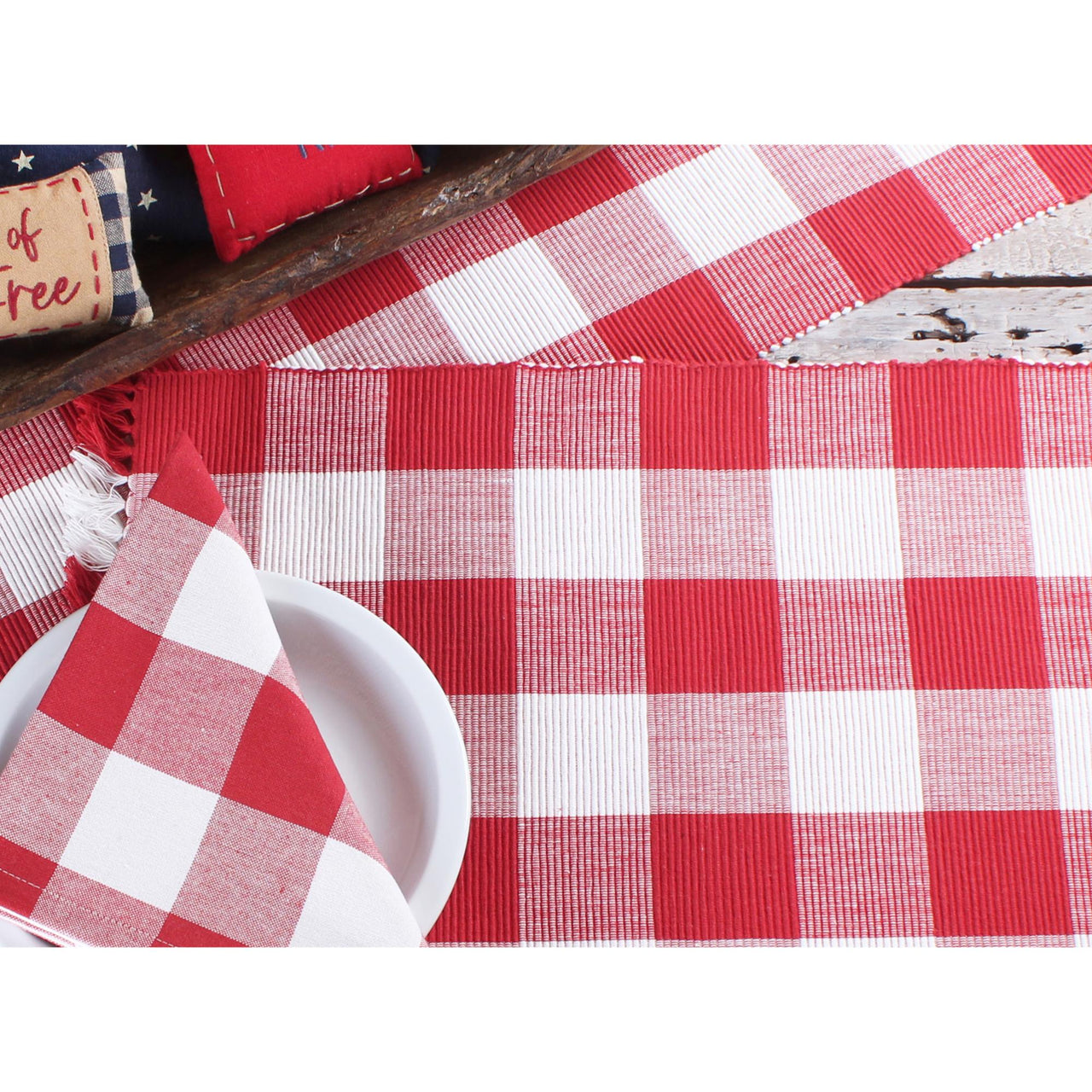 Buffalo Check Crimson Red Placemat PM510019