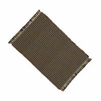 Thumbnail for Black - Oat Newbury Gingham Placemat - Set of Six - Interiors by Elizabeth