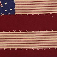 Thumbnail for Nutmeg Indigo Barn Red Stars And Stripes Placemat Set Of Six - Interiors by Elizabeth